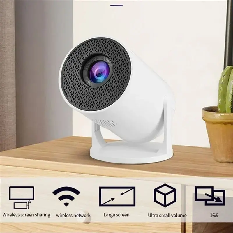 Фото Портативный проектор ABKQ-LED 1080P M5 для телефонов Android, USB-приставок для ТВ, ноутбуков, с европейской вилкой №5