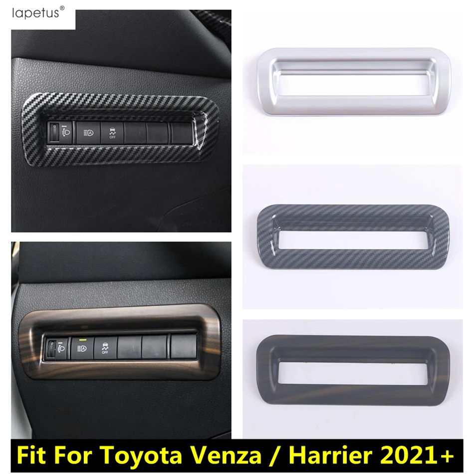 

Car Head Lamp Light Switch Headlight Adjustment Knob Panel Control Cover Trim Accessories For Toyota Venza / Harrier 2021 - 2023