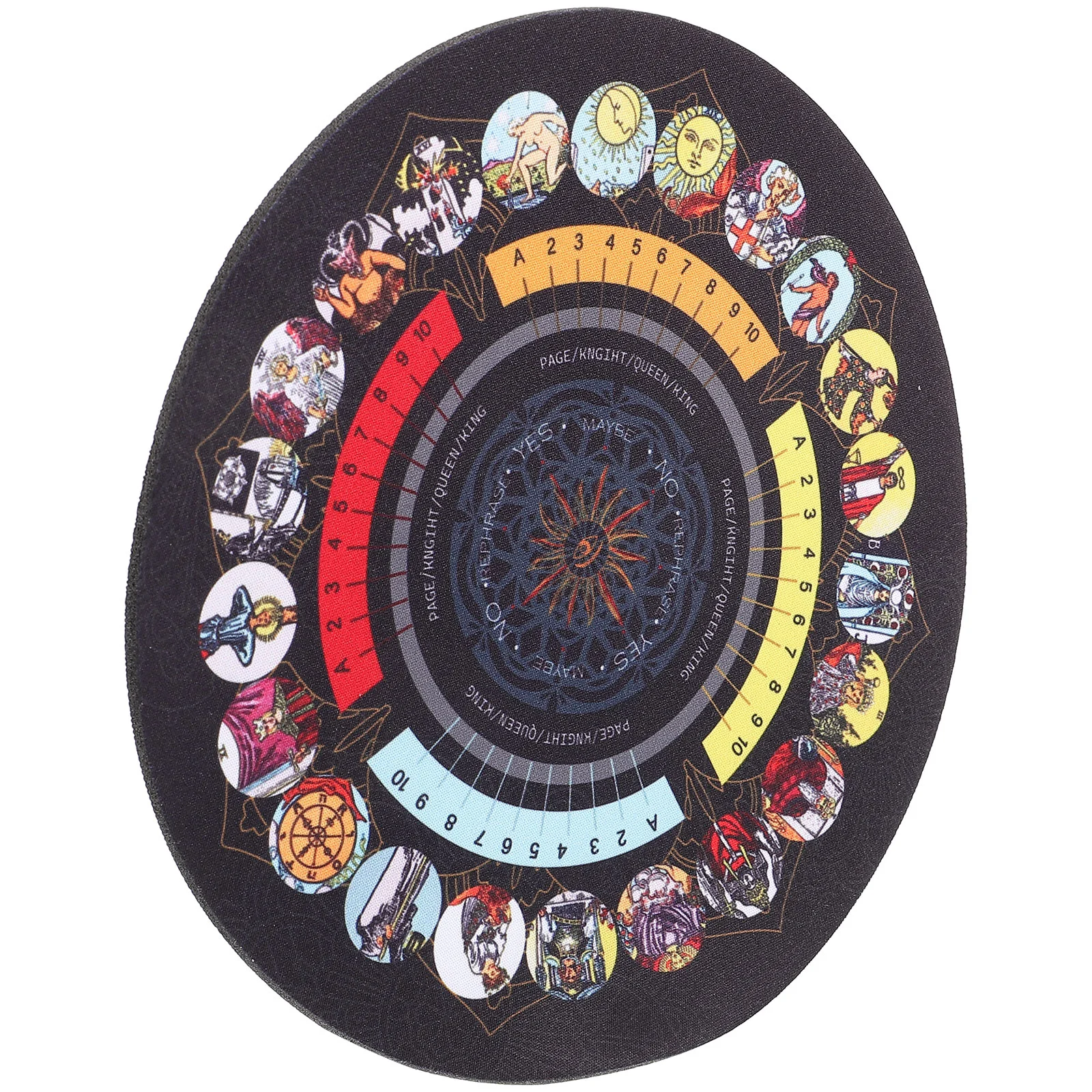 Резиновый коврик Таро Карты для гадания Скатерть Украшение Декоративный Доска