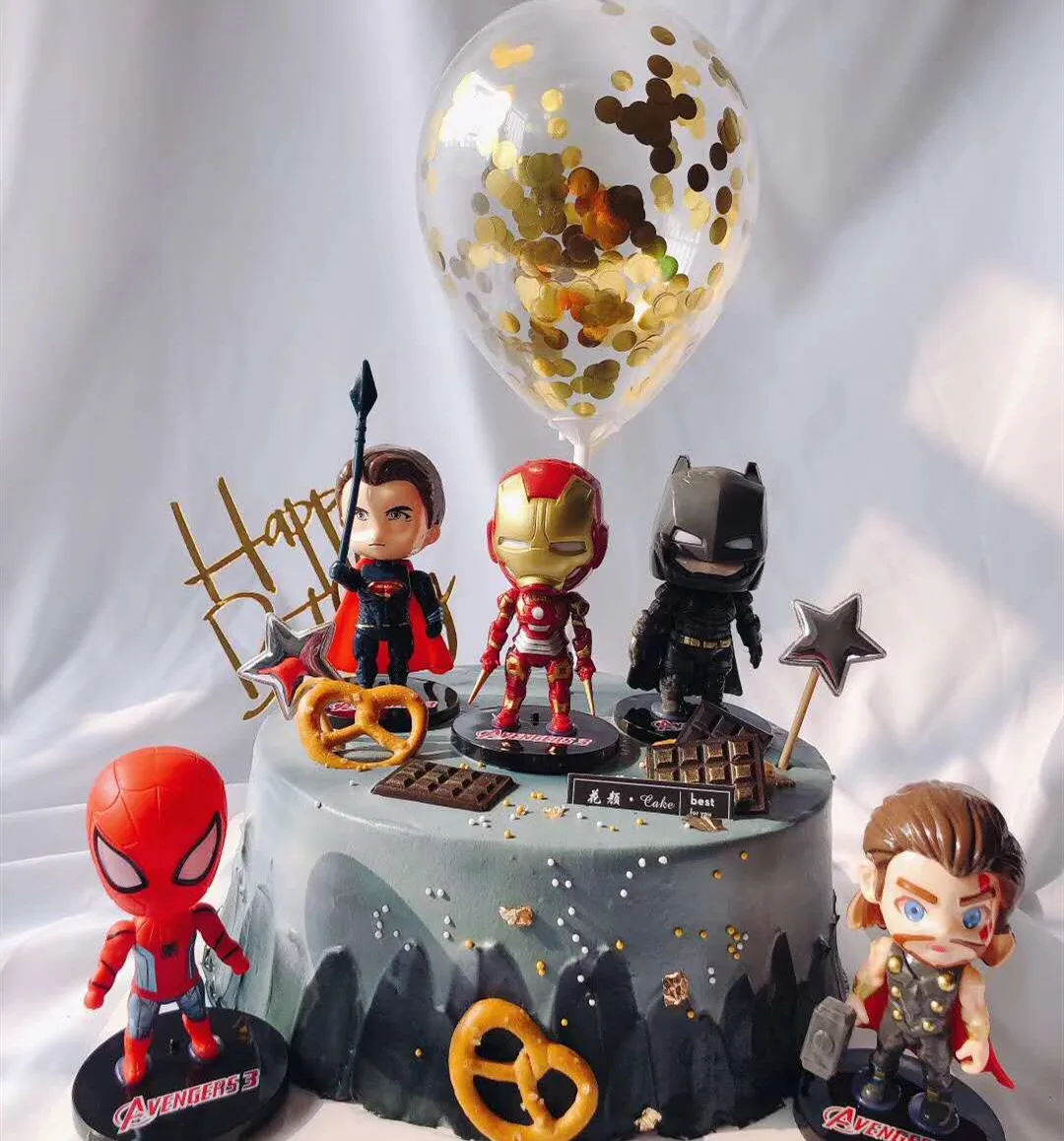 Набор украшений для торта Мстители Марвел 6 шт. | Дом и сад