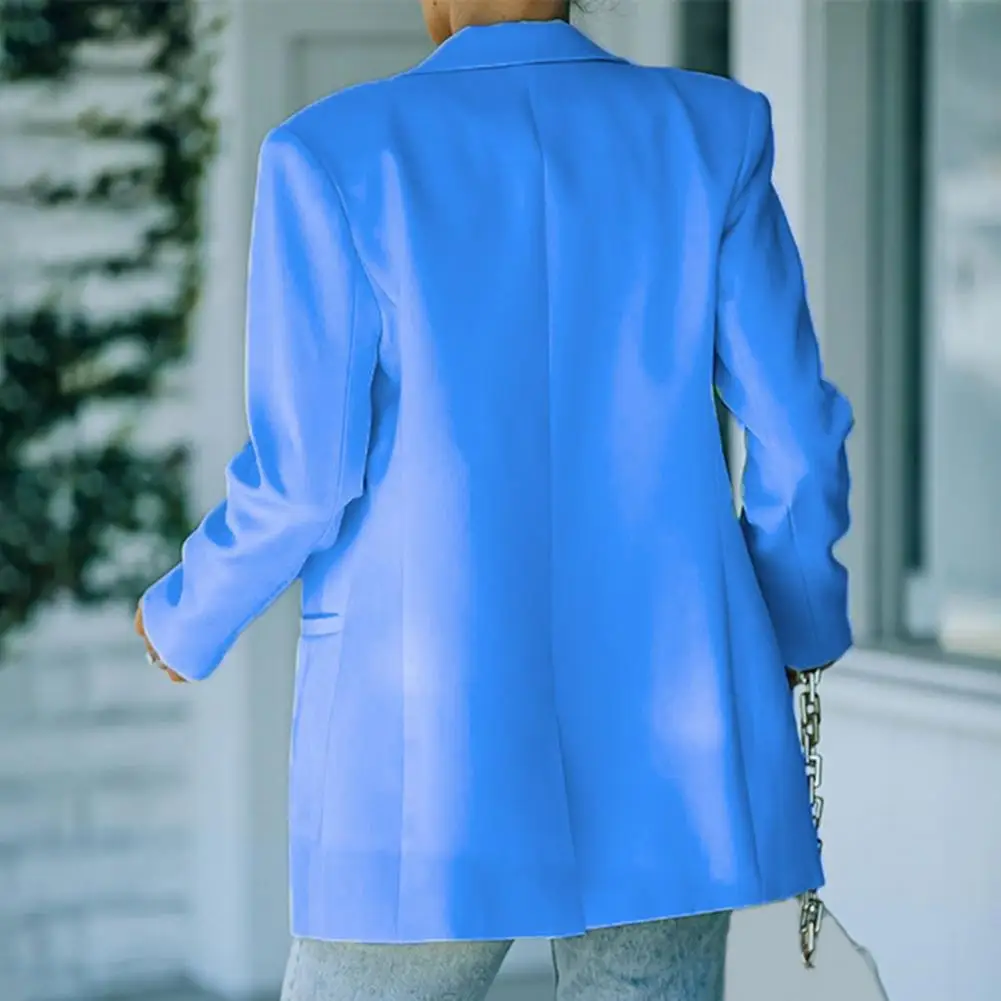 

Chic Turn-down Collar Women Blazer Women Autumn Coat Outwear Formal