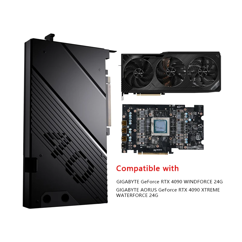 

Granzon Water Block for GIGABYTE GeForce RTX 4090 WINDFORCE / XTERME WATERFORCE GPU Card / Copper Cooler Radiator / GBN-GV4090WF