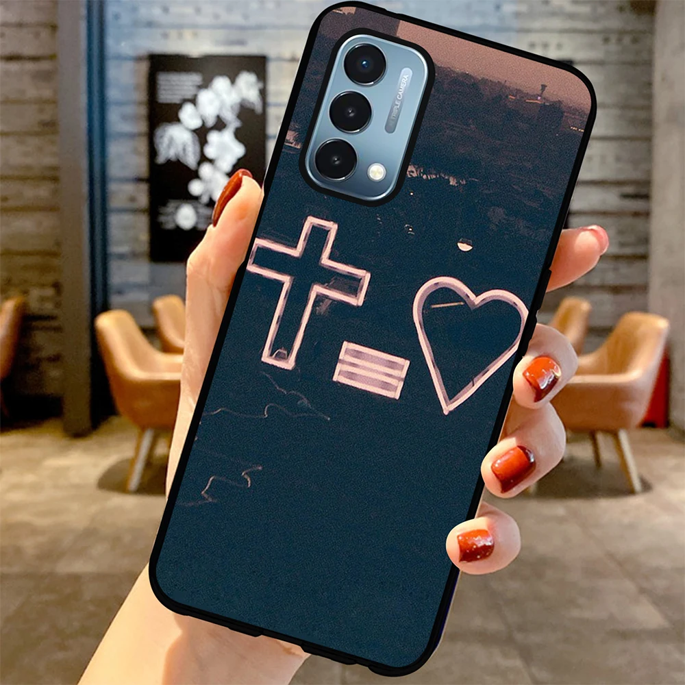 phone case for oneplus 7 7pro 8 8pro 8t 7t pro 9 9pro 6t 6 9r 10pro nord n10 2 5g n100 n200 9rt 5g bible text flower fundas free global shipping