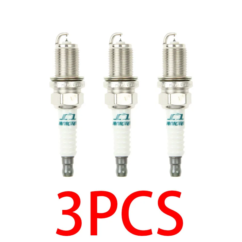 

IK20TT 4702 Dual Iridium Свеча зажигания для Audi Chery VW Toyota Subaru Honda Lexus Seat Skoda Citroen Opel Peugeot IK20TT-4702, 3 шт.
