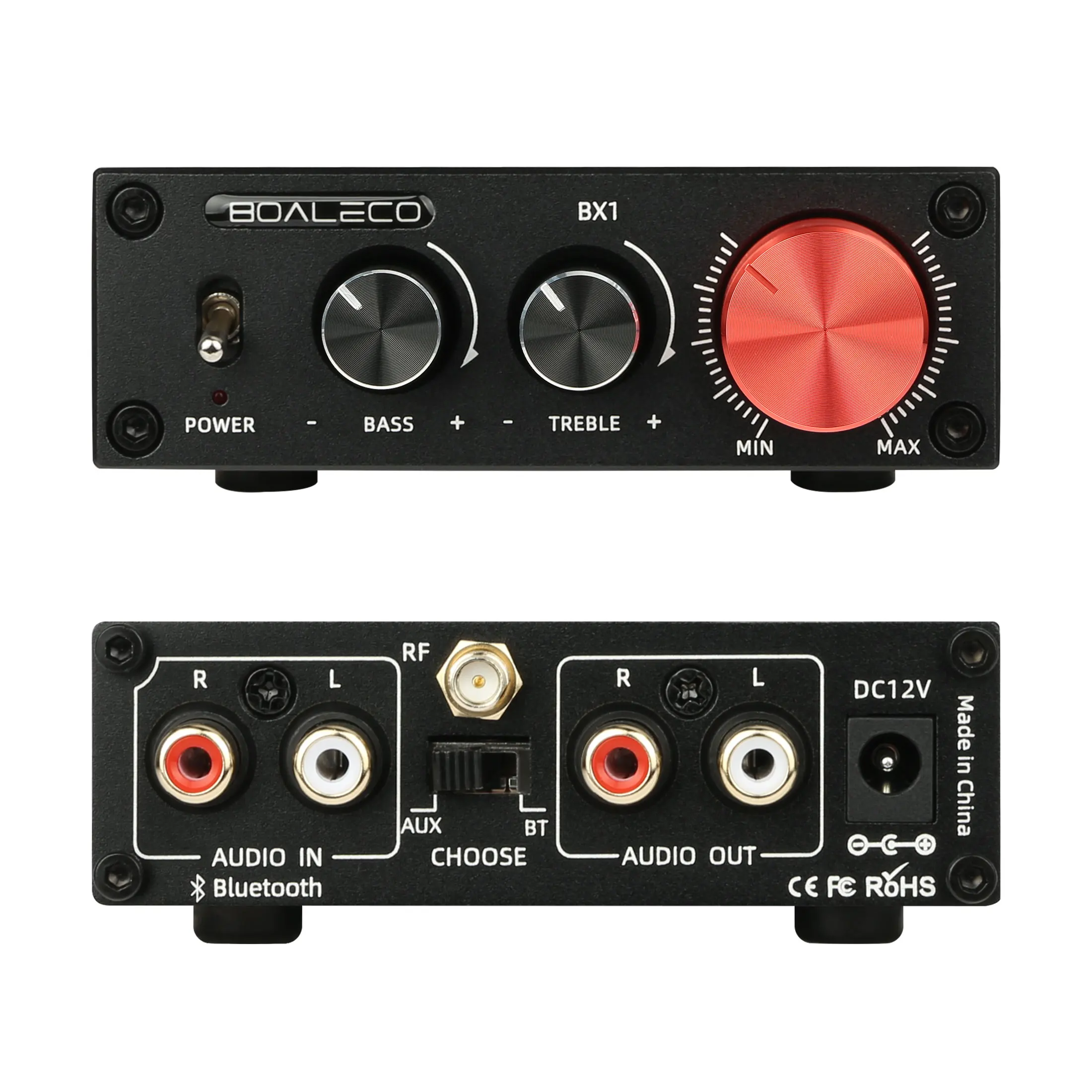 BOALECO BX1 QCC3031 Bluetooth предусилитель GE5654W APTX HD NE5532 HIFI ламповый Домашний кинотеатр