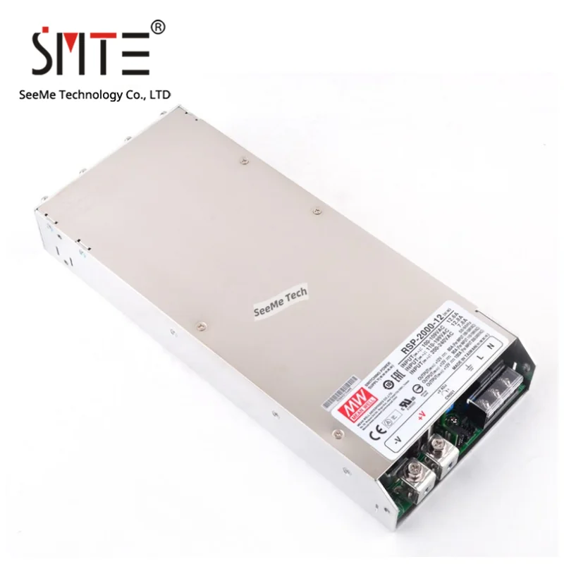 RSP-2000-12 Импульсные блоки питания 1200 Вт, 12 В, а, передний конец PS с PFC, новые и оригинальные