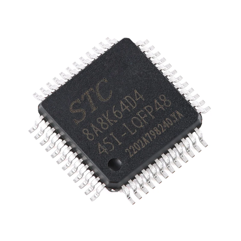 

10PCS/Pack New Original STC8A8K64D4-45I-LQFP48 1T 8051 microprocessor chip