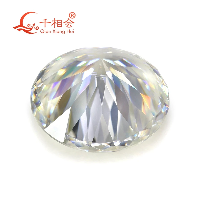 5 мм 6 8 Белый цвет Круглый больше режущих фактов Муассанит Свободный драгоценный
