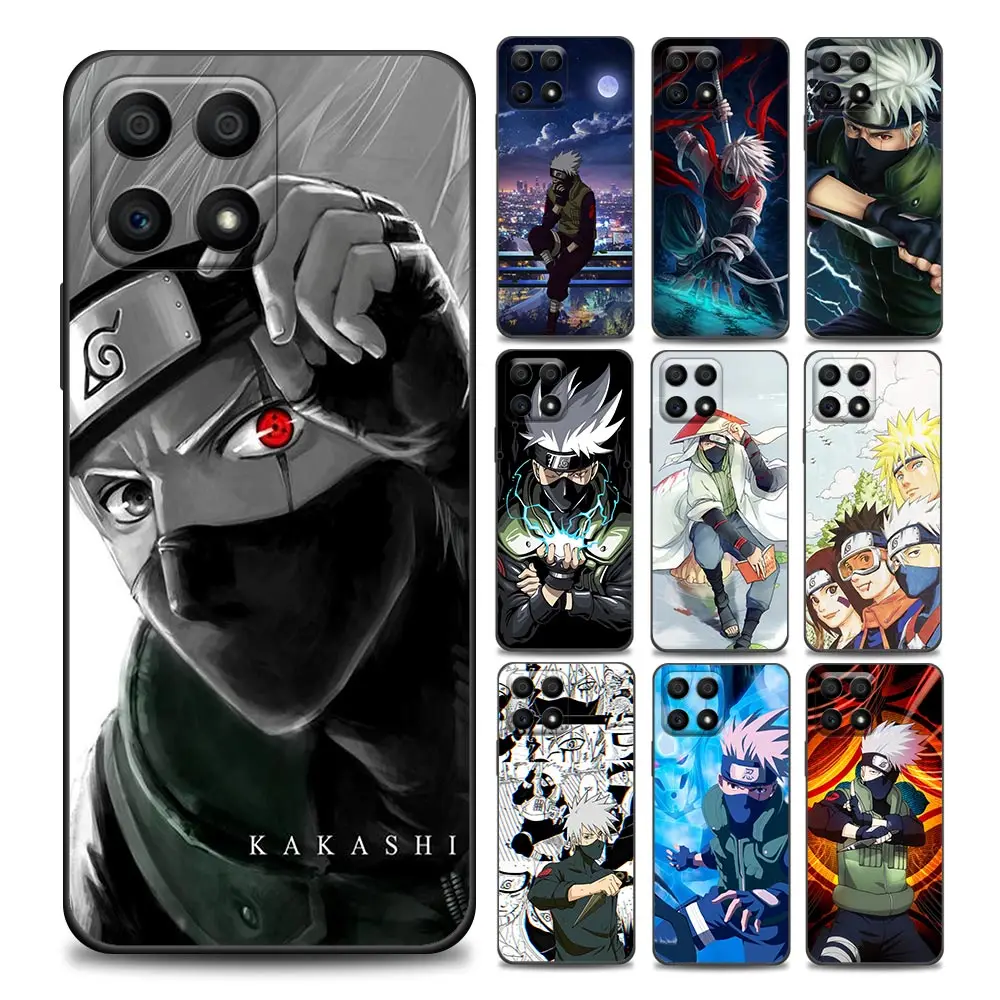 

Anime Naruto Hatake Kakashi Phone Case for Honor 8X 9S 9A 9C 9X Lite Play 9A 50 10 20 30 Pro 30i 20S(6.15) Soft Silicone