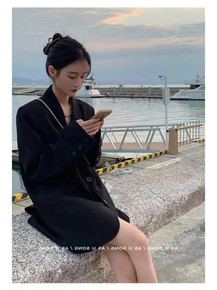 Пурпурный женский пиджак новинка 2022 корейский стиль большой размер дизайнерский