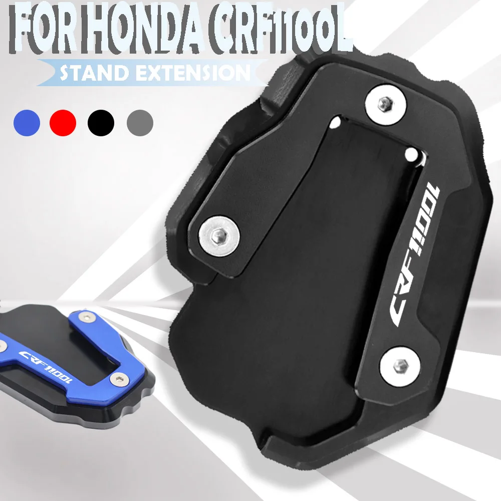 

Motorcycle Kickstand Foot Side Stand Extension Pad Support Plate For Honda CRF1100L CRF1000L Africa Twin CRF 1100L CRF1000 L