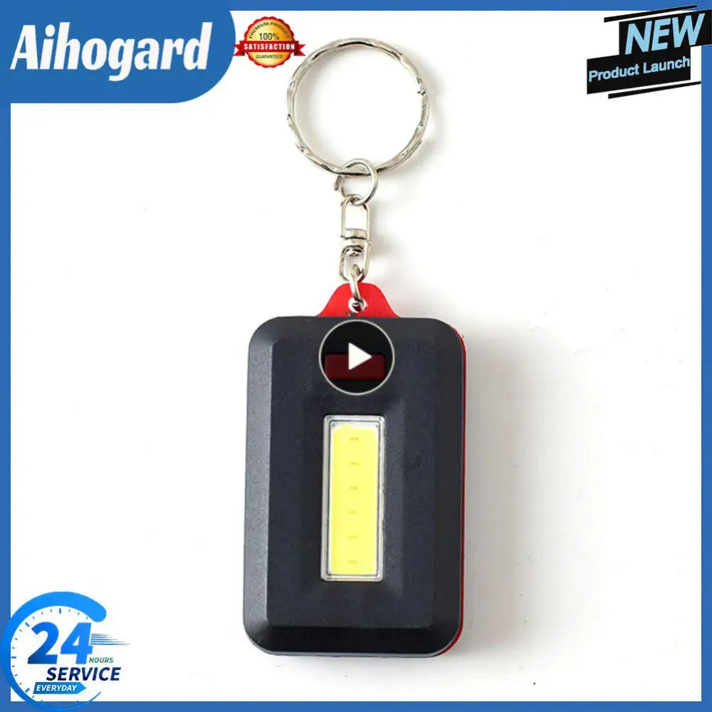 

Night Light Keychain COB LED Flashlight Key Ring Outdoor Sports Portable Emergency Light Camping Hiking Light Lamp Key Chains