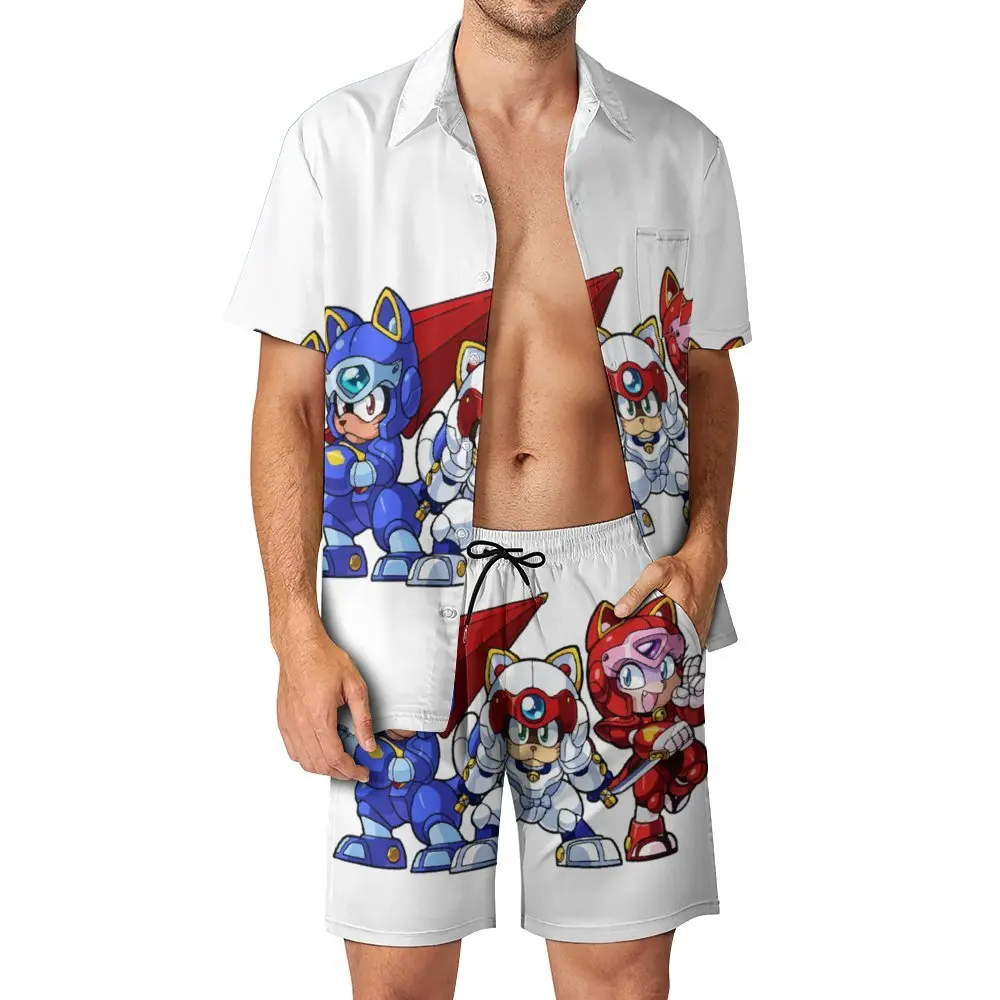 Samurai Pizza Cats Trio для продажи Мужской пляжный костюм плавания новинка платье-брюки из