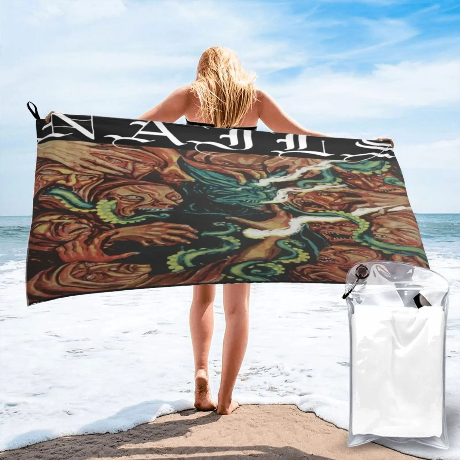 

Nails You Will Never Be One Beach Towel Microfiber Towel Sauna Baby Towel Beach Cover Up Towels Bathroom Xxl Beach Towel Sauna