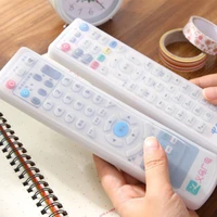 1pcs silicone remote control tv air condition protective case cover waterproof clear protector case cover skinpouch pencil bags