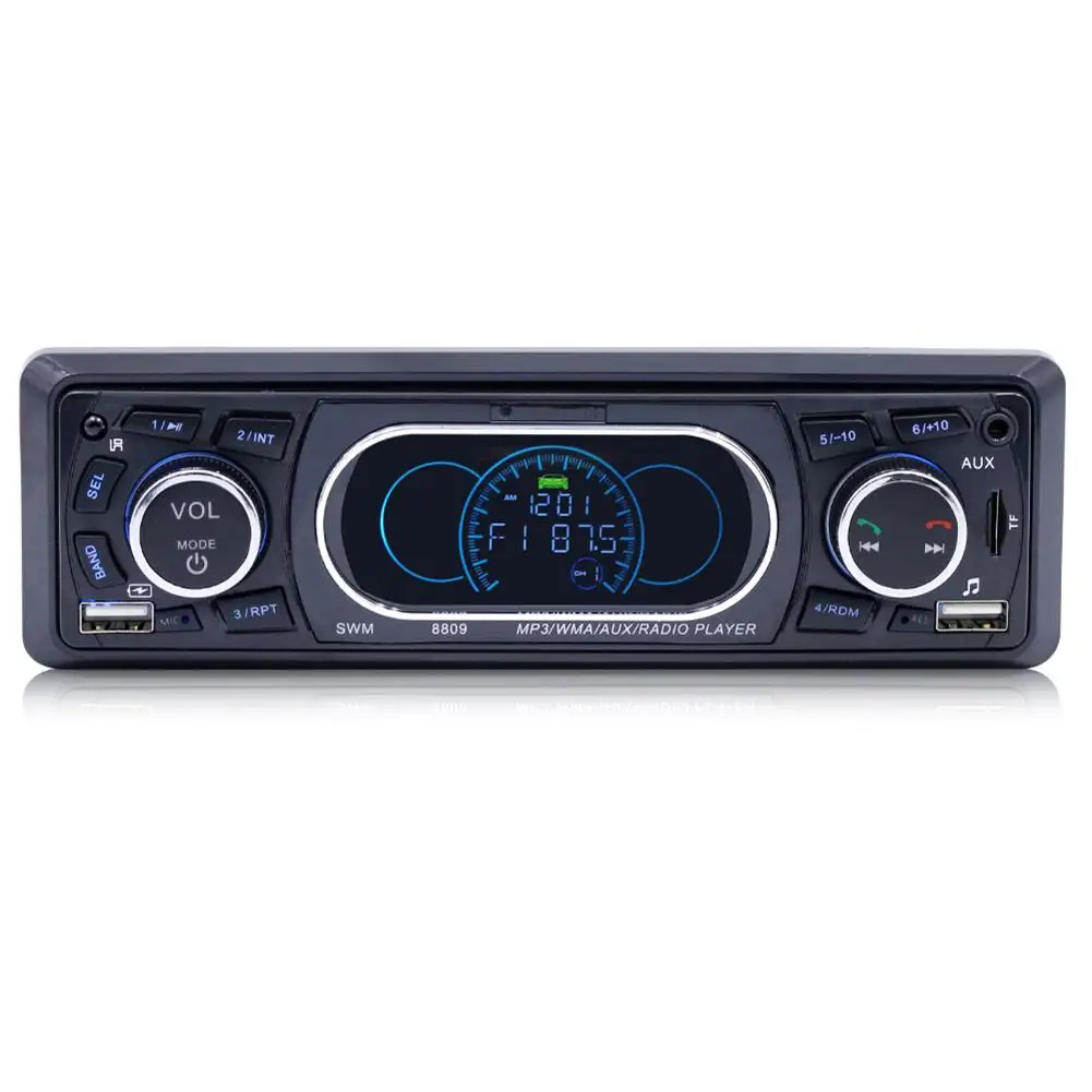 

Automotive Multimedia Car Stereo Audio Mp3 Radio Player HD Lcd Display Dual Usb Bluetooth-compatible Hands-free Radio Carplay