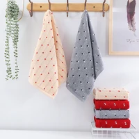 1pc 34x76cm polka dot striped 100 cotton thicken bathroom adult hand towel soft absorbent cloth