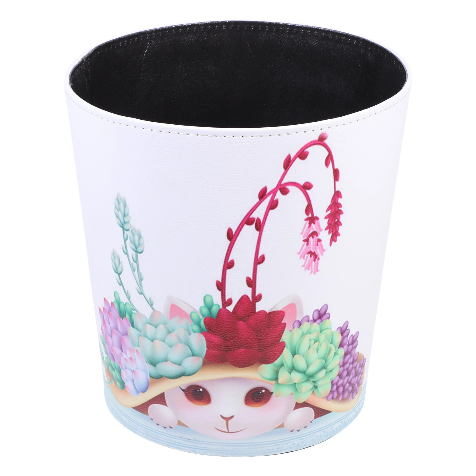 

Stylish Printing Storage Bucket Trash Can Sundries Organizer for Home Office