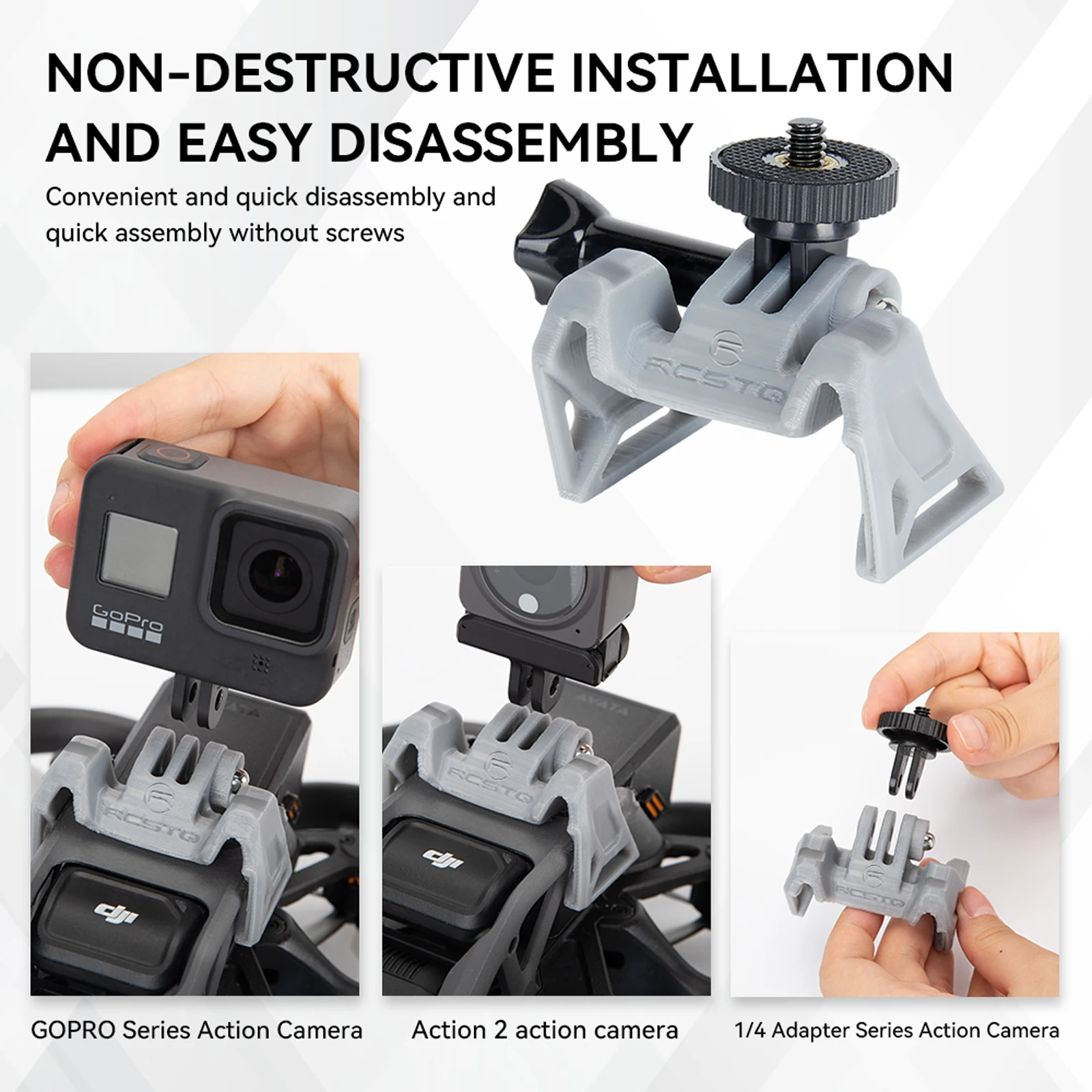 

Регулируемый кронштейн для камеры DJI Avata Insta 360