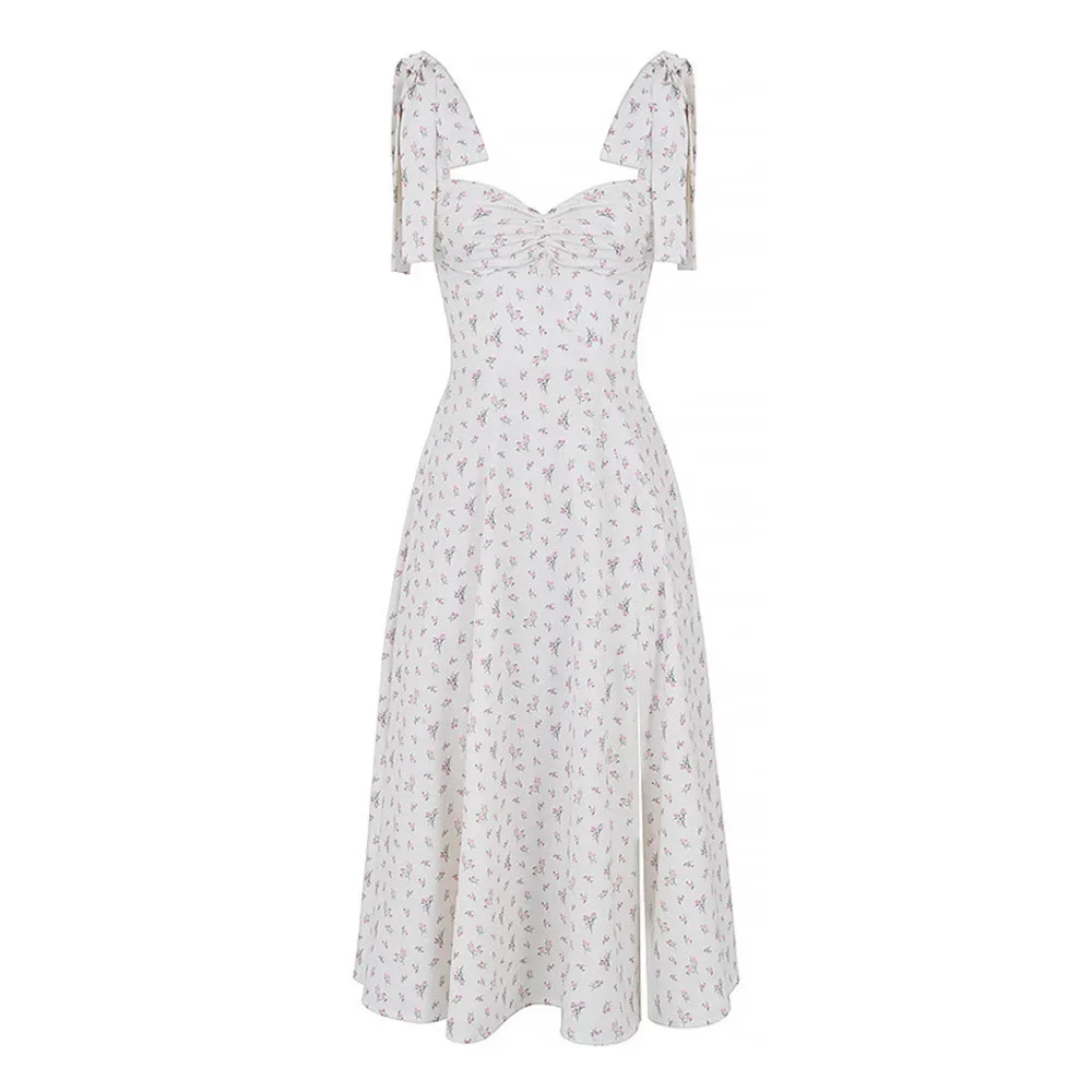 Лето 2022 модное платье с фрагментарным цветком оптовая продажа женская одежда