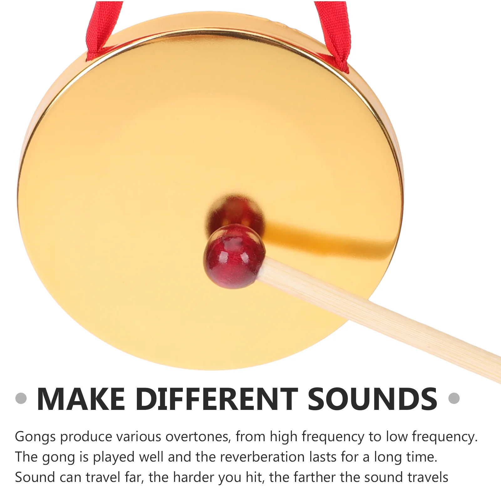 Гонг для танца льва ручные колокольчики музыкальные инструменты забавный