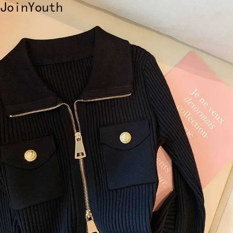 Трикотажный кардиган свитера куртки женская одежда 2023 женский модный