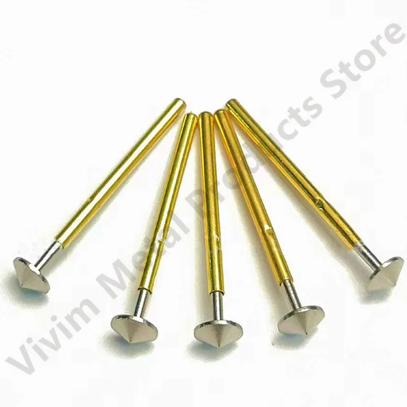 100 шт. Пружинный испытательный щуп P160-E8 Тестовый штифт P160-E Латунный Pogo Pin Длина
