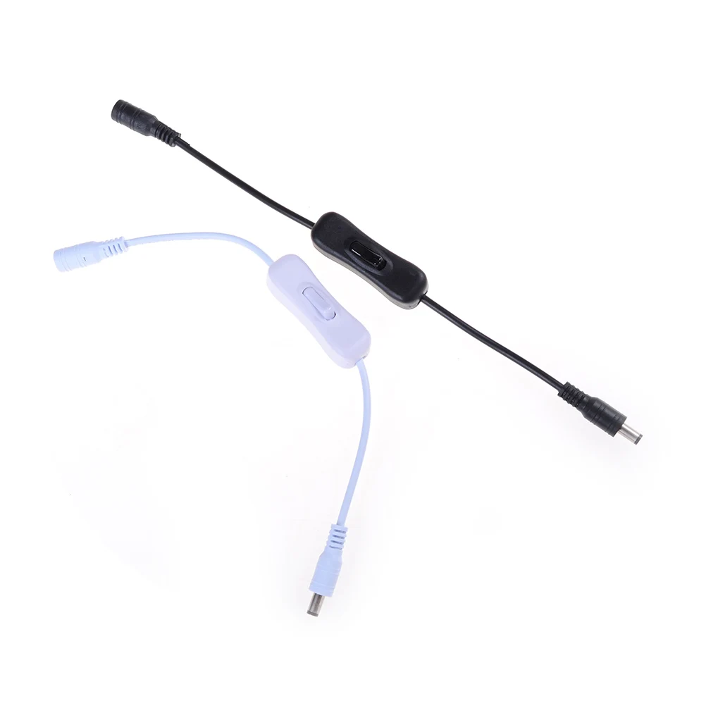 

Inline Switch On Off with Female Male Power Cable Male/Female 5.5x2.1mm DC Connector Jack Wire Switch 12V for LED Strip Light