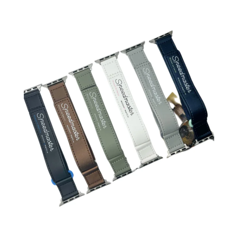 Wholesale 30Pcs/Lot High Quality 38MM 40MM 41MM 44MM 45MM 49MM Weaving Watch Band Swatch Strap With Apple Connector  Hook & Loop