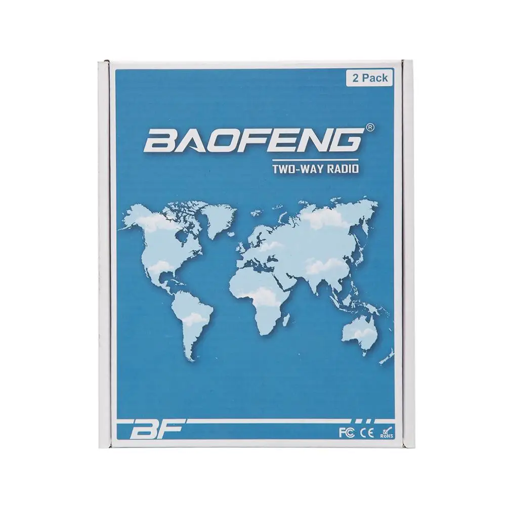 2PCS Baofeng BF-88E PMR 446 Walkie Talkie 0.5 W UHF 446 MHz 16 CH Handheld Ham Two-way Radio with USB Charger for EU User