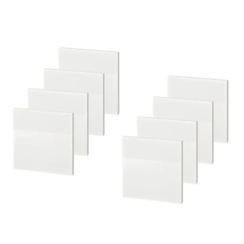 

400Pcs Transparent Sticky Notes-Waterproof Self-Adhesive Clear Sticky Notes for Reading,Home,Office,School (3X3In)