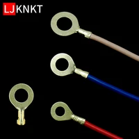 terminals cable wire connector cold pressing car o type nose brass bare various specifications ring lugs eyes copper crimp