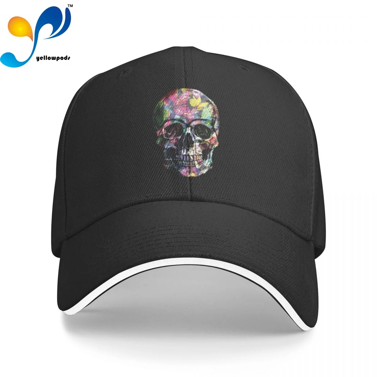 

Baseball Cap Men Flower Skeleton Fashion Caps Hats for Logo Asquette Homme Dad Hat for Men Trucker Cap