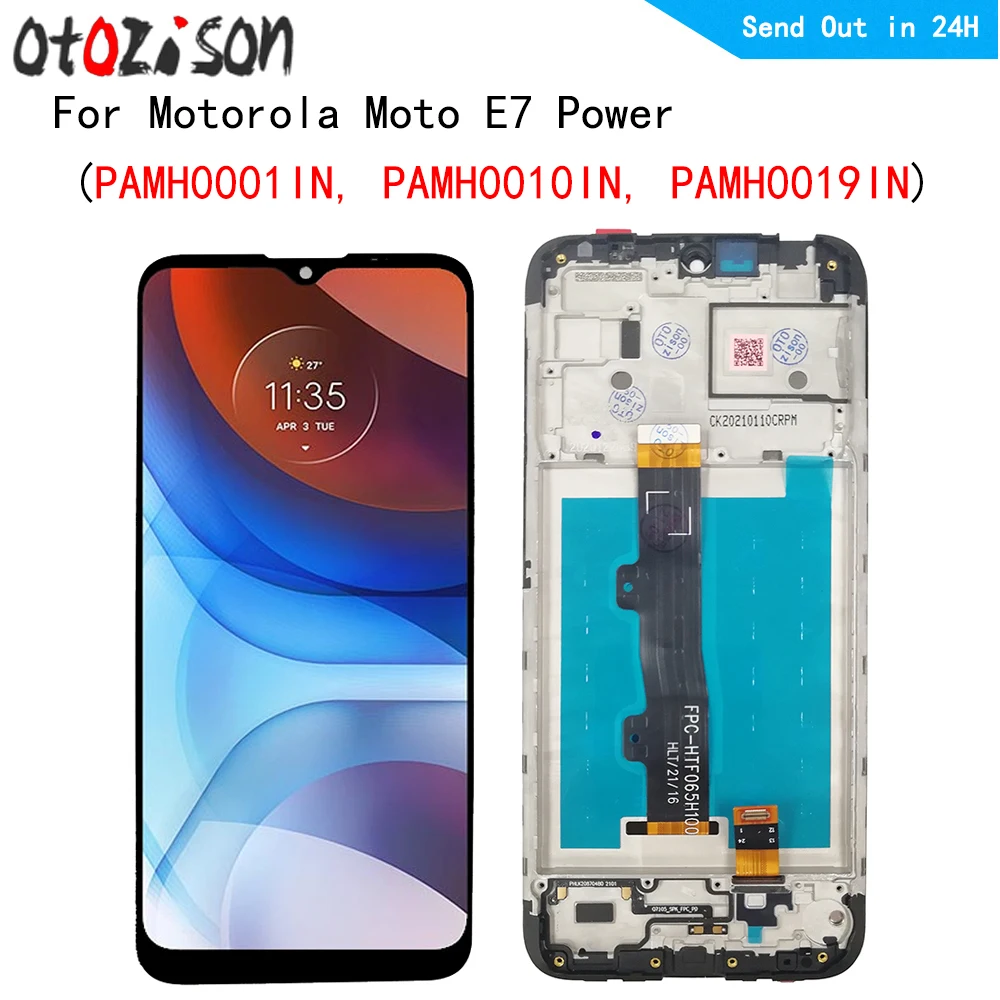 6 51-дюймовый дисплей IPS E7Power для Motorola Moto E7 Power PAMH0001IN PAMH0010IN ЖК-экран сенсорная панель