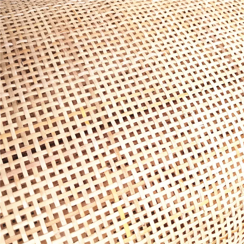

20-55CM X 30-90CM Natural Checkered Weaving Real Rattan Wicker Cane Webbing Rattan Woven Roll Furniture Chair Repair Materials
