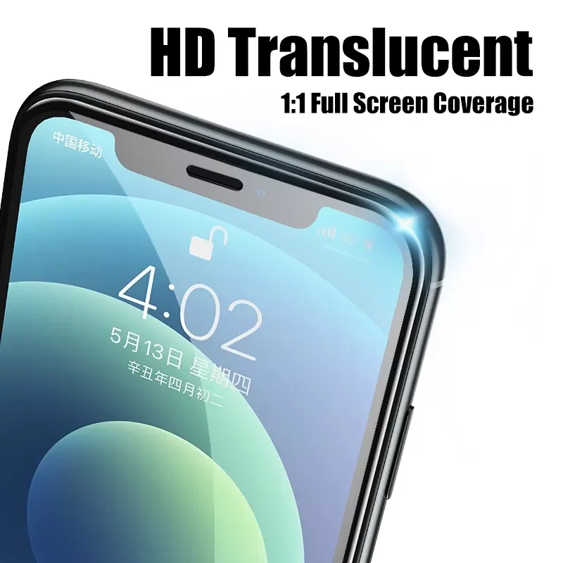 9999D Protective Tempered Glass For iPhone 11 12 13 Pro Max Screen Protector On iPhone XR X XS 7 8 6 Plus 13 Pro 12 Mini Glass