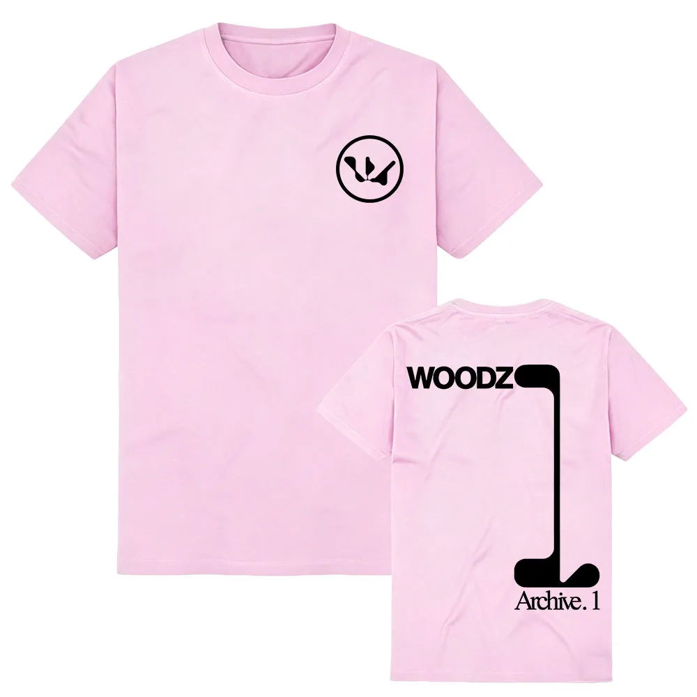 Футболка WOODZs Archive 1 с дизайном альбома, короткий рукав, хлопок, модная, унисекс, уличный стиль, летняя, с круглым вырезом, повседневная, с графическим принтом (art.: 3920dad45241b) - 3920dad45241b