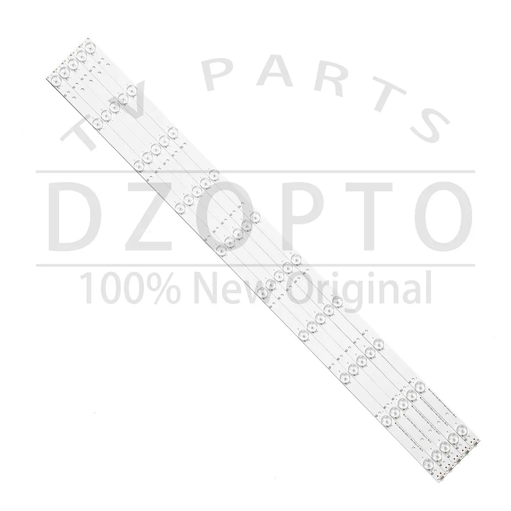 

LED Backlight Strip for Philips 43inch 5Pcs (10 lamp) TV Bar Kits GJ-2K15-430-D510-17.8MM-V4 (Pitch 88.5mm) 43PUK4900 43PUH6101