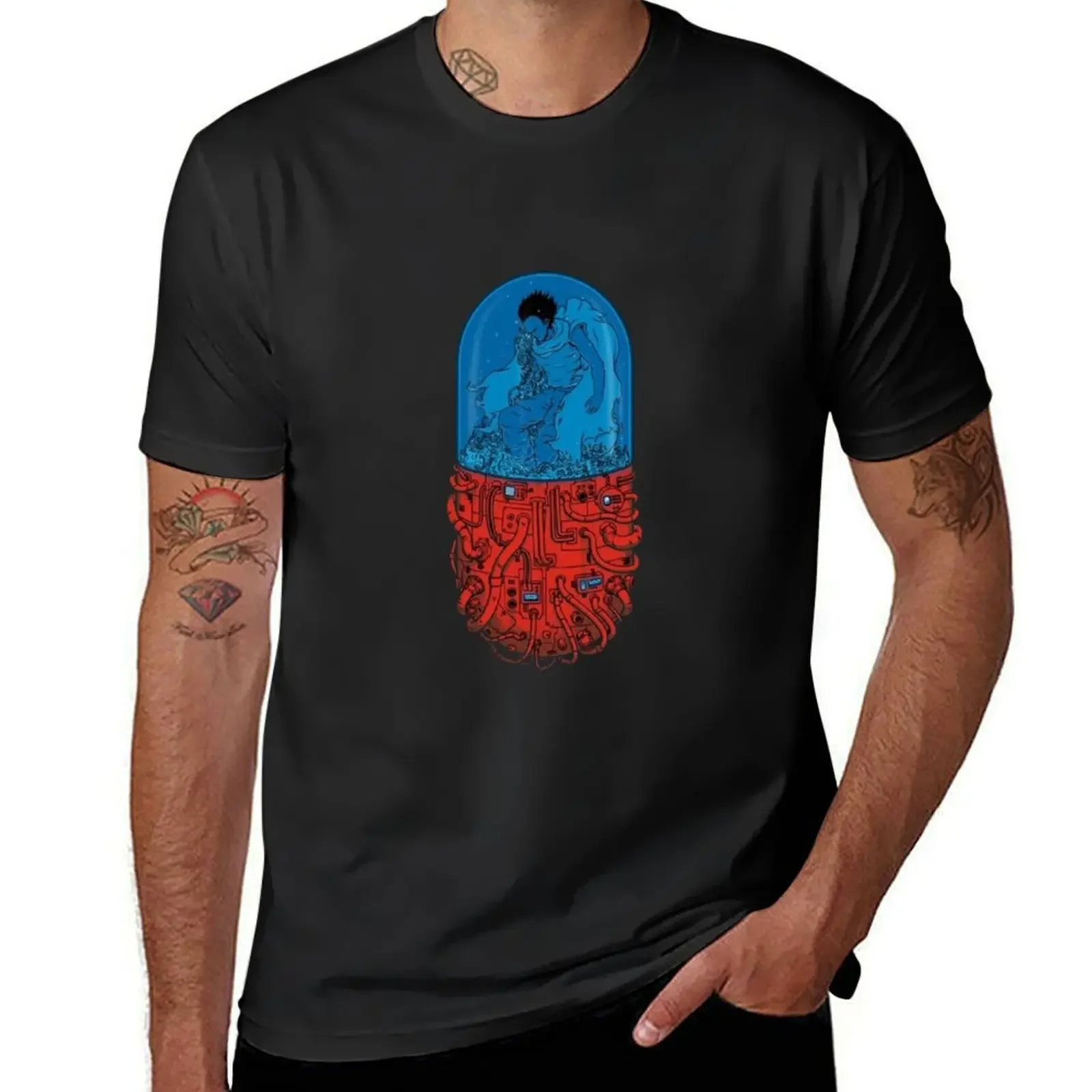Футболка Akira Capsule Tetsuo новое издание забавные винтажные мужские хлопковые