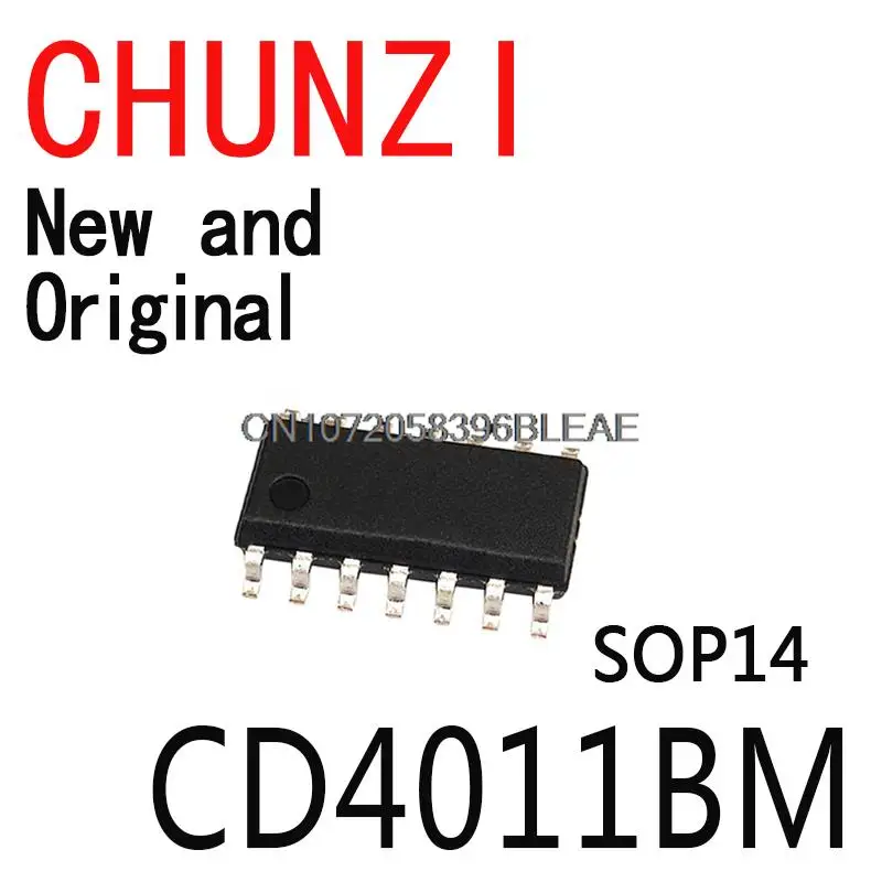 Новые и оригинальные CD4011BM96 SOP14 CD4011 SMD CD4011BM, 20 шт.