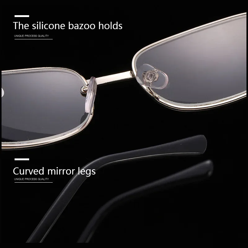 Очки для чтения с линзами из настоящего стекла мужчин и женщин квадратные