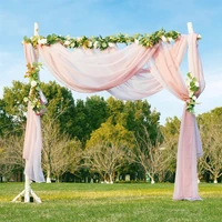 nicetown wedding arch drape 29 wide 6 5 yards chiffon fabric draping curtain drapery ceremony reception swag