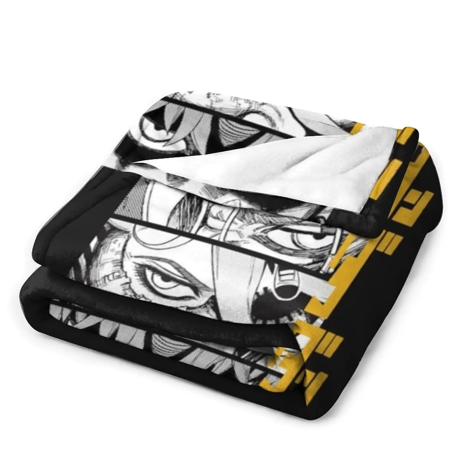 Одеяло с аниме глазами бадана декоративное пляжное одеяло