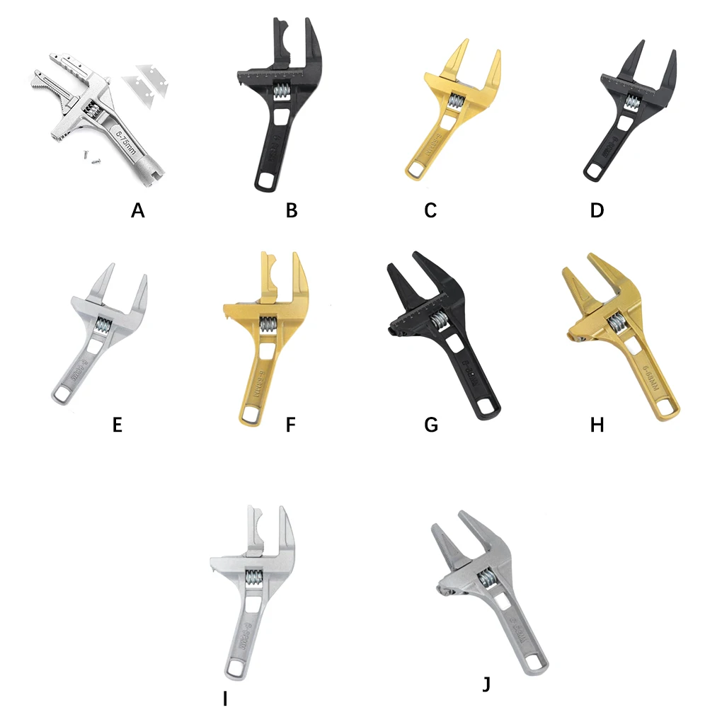 

Plumbing Wrench Adjustable Spanner Faucet Household Repairing Tool