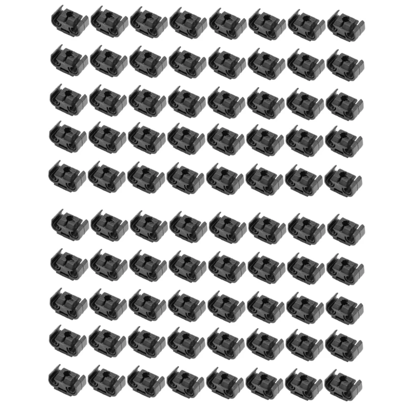 80 шт. 2-точечный стопорный зажим для тормозной трубы держатель кронштейн 811611797