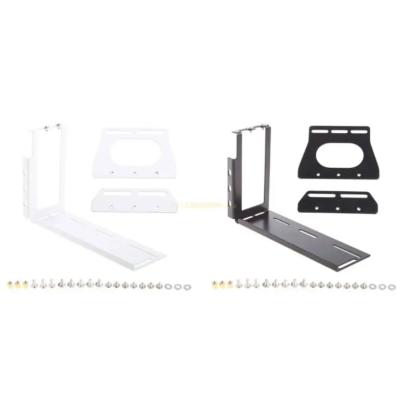 

DIY Metal Graphics Cards Vertical Bracket Riser PCI for EXPRESS Stent Mount Stand Holder for PC for CASE 63HD