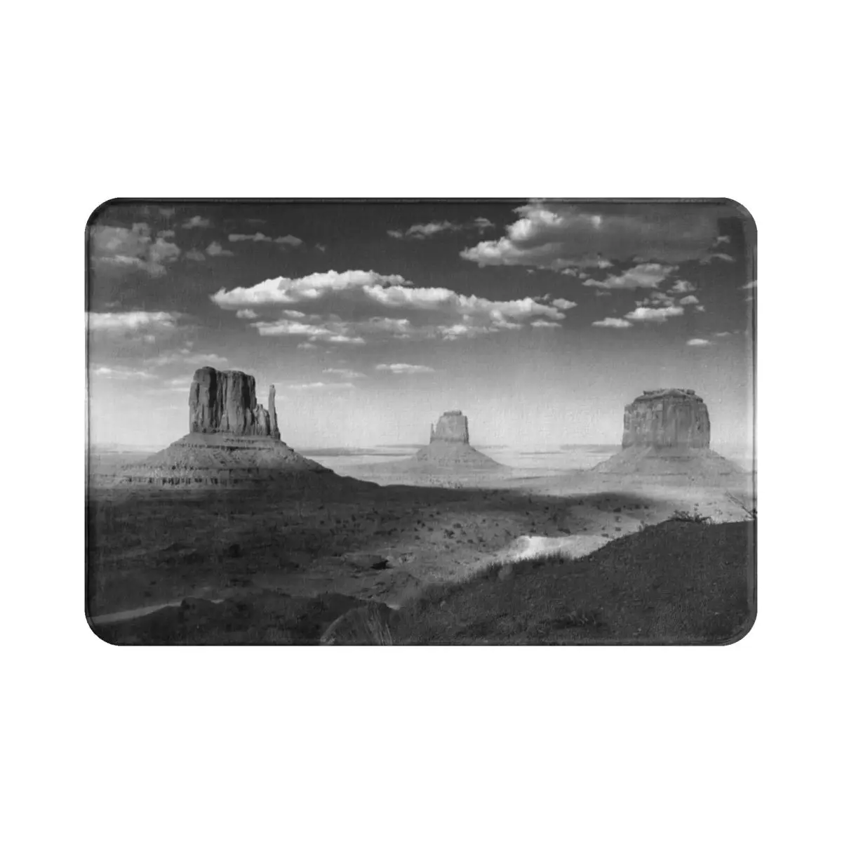 Придверный коврик с долиной монумента подкладка для ног из полиэстера не