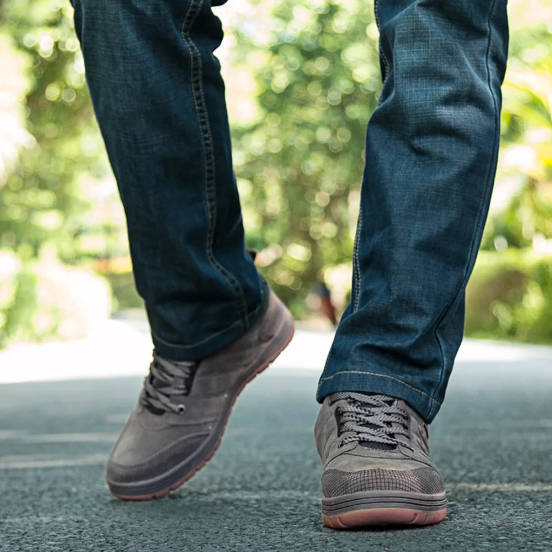 Мужские уличные повседневные туфли на плоской подошве, Классические Стильные походные туфли, износостойкие противоскользящие для ходьбы, ... от AliExpress RU&CIS NEW