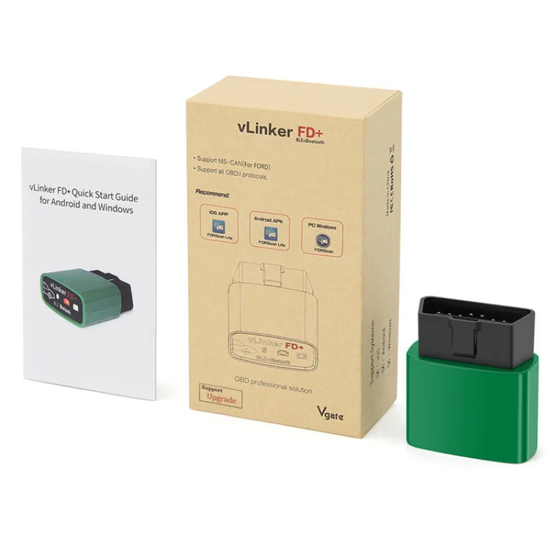 VGATE vLinker FD OBD2 Bluetooth 4,0 Автомобильное диагностическое оборудование, применимое для FORD ДЛЯ сканирования (art.: 3920c8b2cee5f) - 3920c8b2cee5f