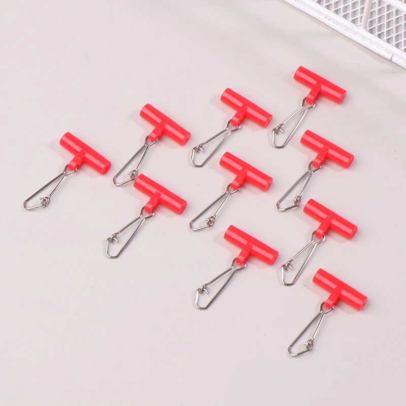 10 шт. грузило для лески пластиковая головка вертлюг с замком Duo высокопрочный